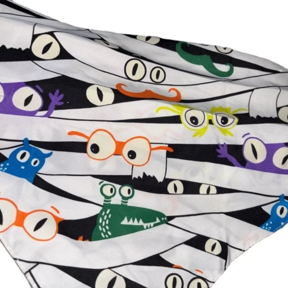 Pet Clothing Bundle | Skeleton Costume XL, Glow-in-the-Dark & Christmas Bandanas